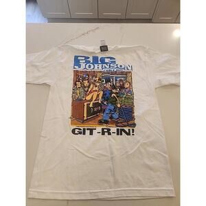 Big Johnson Funny Tee short sleeve Git-R-IN Size Medium NWOT
